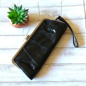 Leather clutch wristlet Kenneth Cole Reaction